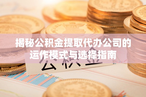 防城港揭秘公积金提取代办公司的运作模式与选择指南